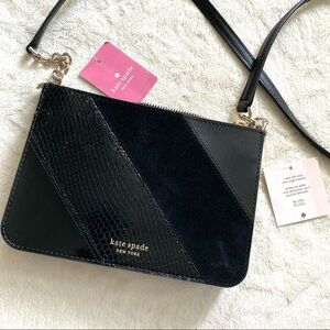 Kate Spade Eva Mixed Material Chain Crossbody